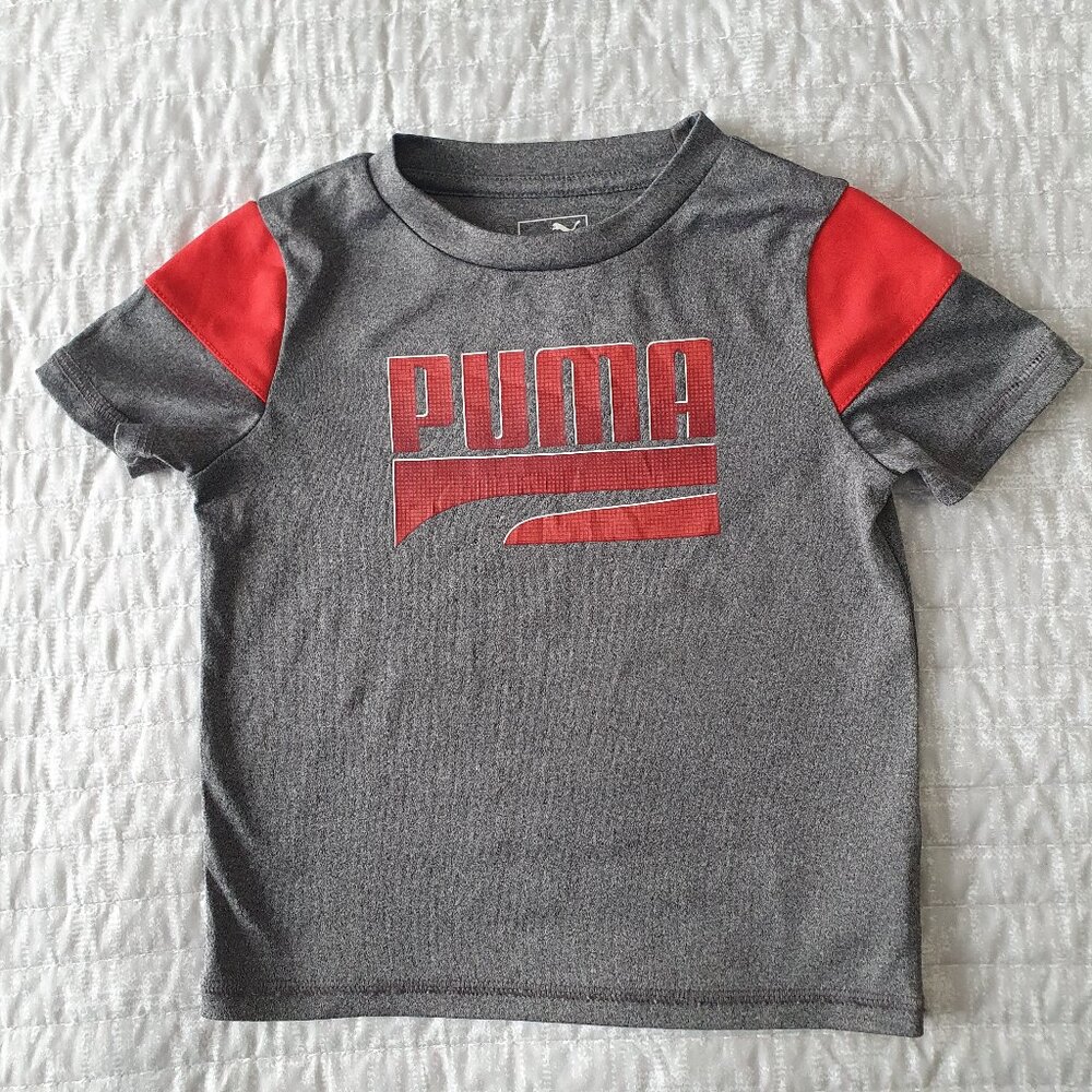 Puma Boys Short Sleeve Graphic T-shirt Size 2T